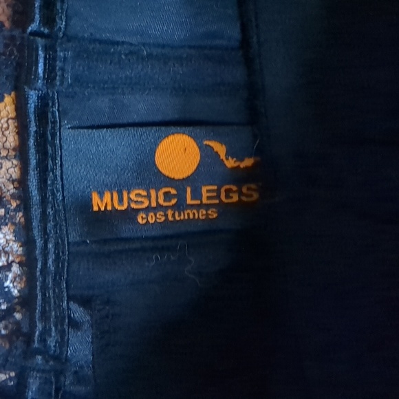 MUSIC LEGS* side hook/eye, corset back adjustable lace up, boned padded bustier - Picture 12 of 12